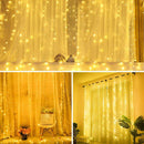 Cortina de Led Diversos 3x3 para o Natal